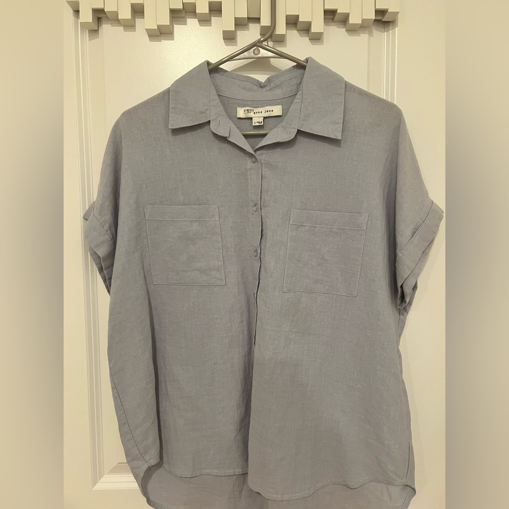 The Good Jane oversized linen structured shirt - NWOT